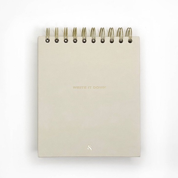 Chic Spiral Desktop Notepad - Picture 1 of 5